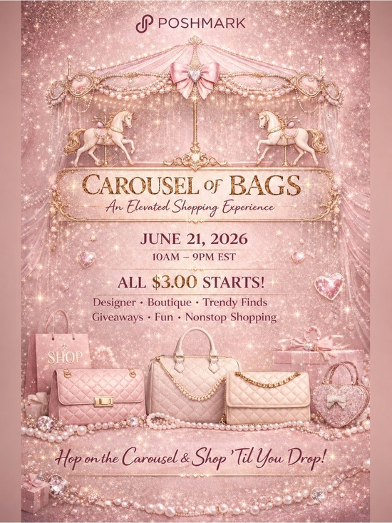Coach Handbags - Carousel of Bags! 6/21/2026 10am-9pm  EST